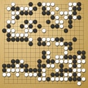Board position at the end of game WAGC 1987 - Round 8 - Game 1: Jong-Sung Choi vs Fumiaki Imamura