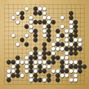 Board position at the end of game WAGC 1987 - Round 8 - Game 4: Viktor Bogdanov vs Helmut Wiltschek