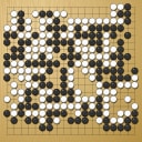 Board position at the end of game WAGC 1988 - Round 1 - Game 3: Franklin Bassarsky vs Sen-Feng Wang