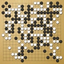 Board position at the end of game WAGC 1988 - Round 1 - Game 1: Jung-Ho Lim vs Ronald Schlemper