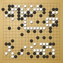 Board position at the end of game WAGC 1988 - Round 2 - Game 10: Adrian Zweig vs Pitaya Jear