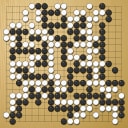 Board position at the end of game WAGC 1988 - Round 2 - Game 9: Jose Chacon vs Helmut Wiltschek
