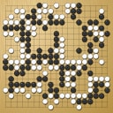 Board position at the end of game WAGC 1988 - Round 3 - Game 6: Vladimir Danek vs Matti Siivola