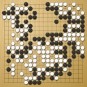 Board position at the end of game WAGC 1988 - Round 4 - Game 4: Adrian Zweig vs Laurent Heiser