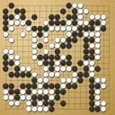 Board position at the end of game WAGC 1988 - Round 4 - Game 8: Choon-Huat Lee vs Byung-yoon Song