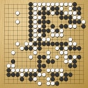 Board position at the end of game WAGC 1988 - Round 4 - Game 3: Egbert Rittner vs Valerij Solovjov