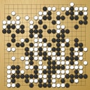Board position at the end of game WAGC 1988 - Round 4 - Game 1: Wendong Zhang vs Chul-jung Kim