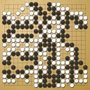 Board position at the end of game WAGC 1988 - Round 5 - Game 7: Leszek Soldan vs Jung-Ho Lim