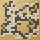 Board position at the end of game WAGC 1988 - Round 5 - Game 10: Marc Ginoux vs Matti Siivola