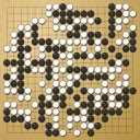 Board position at the end of game WAGC 1988 - Round 6 - Game 6: Chi-Liang Lin vs Byung-yoon Song