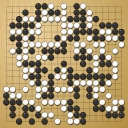 Board position at the end of game WAGC 1988 - Round 6 - Game 4: Laurent Heiser vs Rade Petrovic
