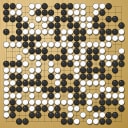 Board position at the end of game WAGC 1988 - Round 6 - Game 7: Ulf Olsson vs Andras Gondor