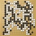 Board position at the end of game WAGC 1988 - Round 7 - Game 6: Frank Hansen vs Gilles Zemor