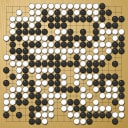 Board position at the end of game WAGC 1988 - Round 7 - Game 2: Fumiaki Imamura vs Chul-jung Kim