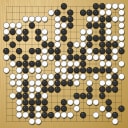 Board position at the end of game WAGC 1988 - Round 7 - Game 4: Leszek Soldan vs Laurent Heiser