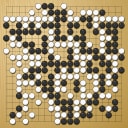 Board position at the end of game WAGC 1988 - Round 8 - Game 6: Helmut Wiltschek vs Kwang-Ho An