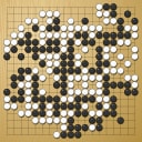 Board position at the end of game WAGC 1988 - Round 8 - Game 9: Joan Pons vs Franklin Bassarsky