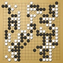 Board position at the end of game WAGC 1988 - Round 8 - Game 4: Jostein Flood vs Andras Gondor