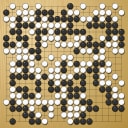 Board position at the end of game WAGC 1989 - Round 1 - Game 3: Janusz Kraszek vs Andras Gondor