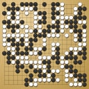 Board position at the end of game WAGC 1989 - Round 1 - Game 6: Juan-Carlos Carrillo vs Andre Moussa