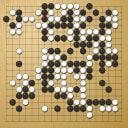 Board position at the end of game WAGC 1989 - Round 2 - Game 6: Sang-dae Hahn vs Vincent Lemaitre