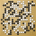 Board position at the end of game WAGC 1989 - Round 4 - Game 3: Kin-man Lau vs Janusz Kraszek
