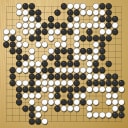 Board position at the end of game WAGC 1989 - Round 5 - Game 6: Alexej Lazarev vs Petr Winkelhofer