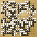 Board position at the end of game WAGC 1989 - Round 5 - Game 7: Stefan Budig vs Vesa Laatikainen