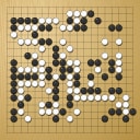 Board position at the end of game WAGC 1989 - Round 6 - Game 6: Malte Schuster vs Stefan Budig