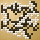 Board position at the end of game WAGC 1989 - Round 6 - Game 5: Rade Petrovic vs Hongsoo Shin