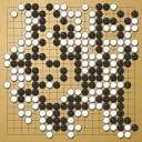 Board position at the end of game WAGC 1989 - Round 7 - Game 12: Fredrik Dahl vs Juan-Carlos Carrillo
