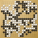 Board position at the end of game WAGC 1989 - Round 7 - Game 3: Helmut Hasibeder vs Andre Moussa