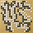 Board position at the end of game WAGC 1989 - Round 7 - Game 5: Janusz Kraszek vs Hongsoo Shin