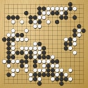 Board position at the end of game WAGC 1989 - Round 7 - Game 8: Vesa Laatikainen vs Sang-dae Hahn