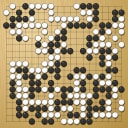 Board position at the end of game WAGC 1989 - Round 8 - Game 8: Sunghwa Hong vs Sang-dae Hahn