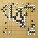 Board position at the end of game WAGC 1989 - Round 8 - Game 2: Wenhe Tsai vs Hak-yeong Yi