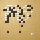 Board position at the end of game WAGC 1990 - Round 1 - Game 7: Marco Vajani vs Ying-Min Tse