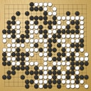 Board position at the end of game WAGC 1990 - Round 3 - Game 10: Enrique Burzyn vs Bjoern Hallin