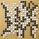 Board position at the end of game WAGC 1990 - Round 3 - Game 11: Neville Smythe vs Noel Mitchell