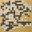 Board position at the end of game WAGC 1990 - Round 5 - Game 9: Francisco Garcia de la Banda vs Thomas Hubner