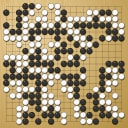 Board position at the end of game WAGC 1990 - Round 5 - Game 11: Zoltan Kelemen vs Enrique Burzyn