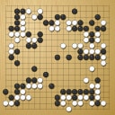 Board position at the end of game WAGC 1990 - Round 6 - Game 5: Igor Detkov vs Matti Siivola