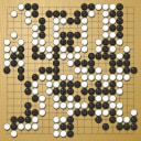 Board position at the end of game WAGC 1990 - Round 6 - Game 9: Zoltan Kelemen vs Neville Smythe