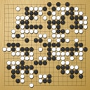 Board position at the end of game WAGC 1990 - Round 7 - Game 10: Petr Winkelhofer vs Matti Siivola