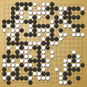 Board position at the end of game WAGC 1990 - Round 7 - Game 6: Sen-feng Wang vs Patrice Gosteli