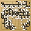 Board position at the end of game WAGC 1990 - Round 7 - Game 9: Thomas Hubner vs Khosa Ariya
