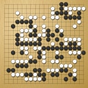 Board position at the end of game WAGC 1991 - Round 1 - Game 1: Alexej Lazarev vs Graeme Parmenter