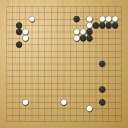 Board position at the end of game WAGC 1991 - Round 2 - Game 1: Jesus Lua vs How-Ching Yeat