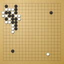 Board position at the end of game WAGC 1991 - Round 4 - Game 3: Robert Mateescu vs John Rickard