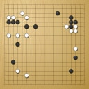 Board position at the end of game WAGC 1991 - Round 5 - Game 3: Teong-Loke Yeo vs How-Ching Yeat